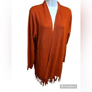 Nwt rust New directions sweater size large
